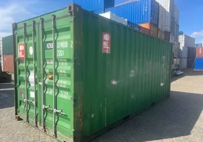 Gebrauchte 20-Fuß Cargo Worthy Schiffscontainer, HZKU 374 506-2